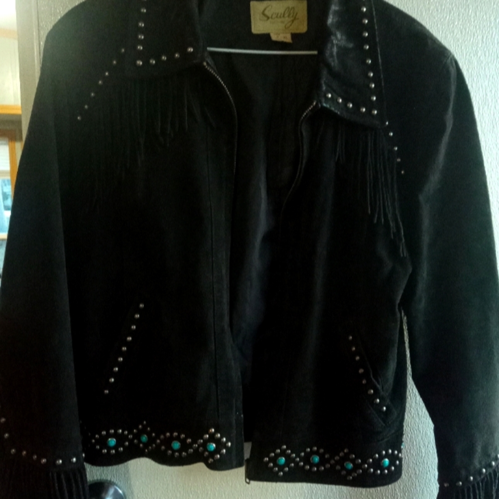 Women's leather jacket xl